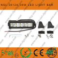 13.5′′ 36W 12LED Offroad Light Bars for Truck Boat Hight Brighness IP67 LED Work Light Bar